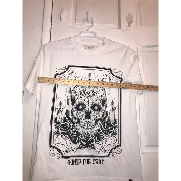 HONOR OUR DEAD Tee Shirt Men's XL White W/ Graphic Logo Short Sleeve - Picture 10 of 12